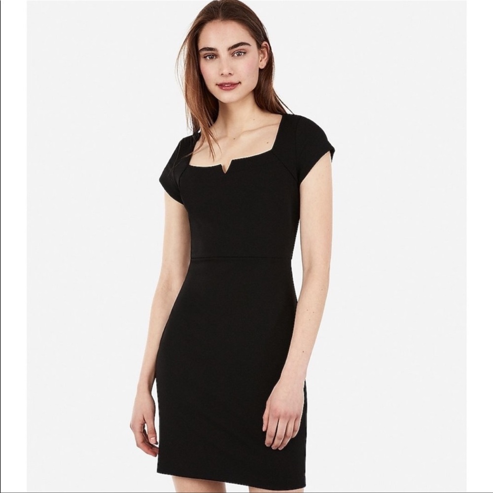 Express black Office dress